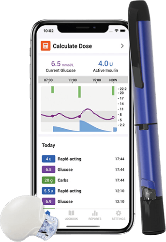 Smart MDI: CGM + smart insulin pen system